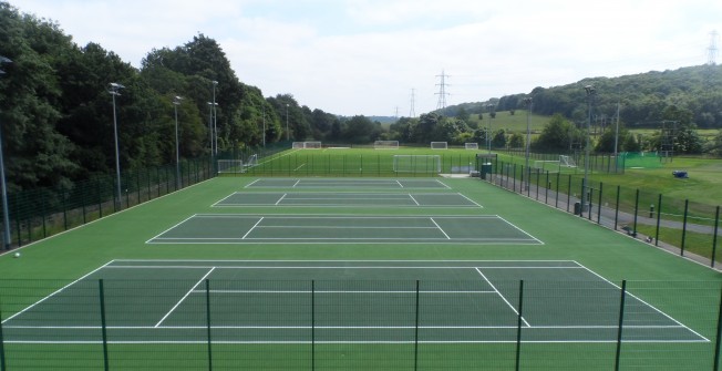 Sports Court Painting in Lane End