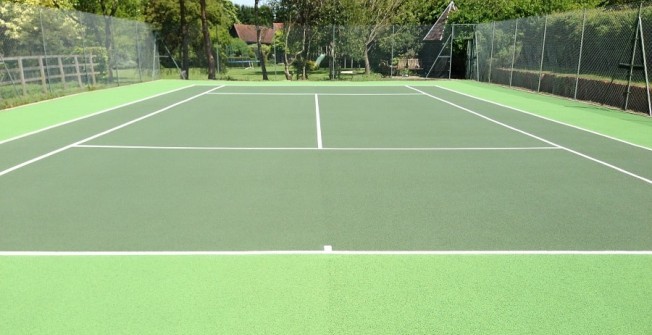 Painting Tennis Courts 