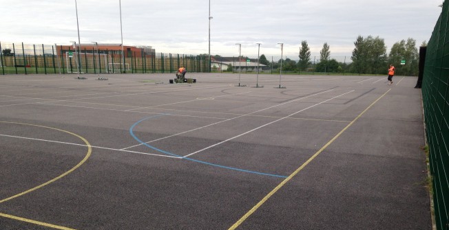 Netball Court Resurfacing in Weston